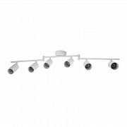 Светильник PCL-0606 6xGU10 IP20 230В WH настен./потолочн. декор. под лампу JazzWay 5066786