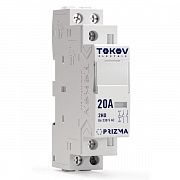 Контактор модульный 18мм 25А 230В АС 1НО 1НЗ PRIZMA TOKOV ELECTRIC TKE-PZ-MC-1-25-230-11