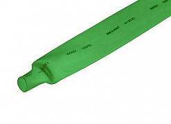 Трубка термоусадочная ТУТ нг 20.0/10.0 зел. 1м REXANT 22-0003
