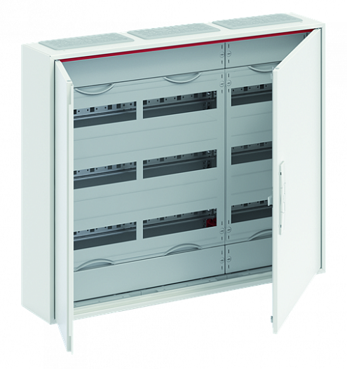 ABB Шкаф 108 М навесной IP44, 650x800x160  с  расстоянием между DIN-рейками 150 мм и винтовыми клеммами N/PE CA34RZ1 AT43