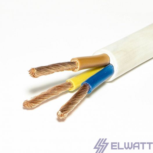 Провод ПВС 3х6 Б Elwatt