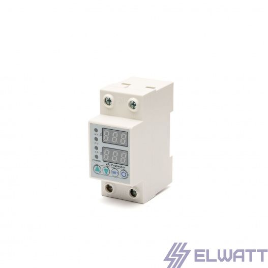 Реле напряжения и тока 1ф 63А Elwatt