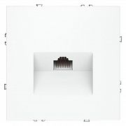 Розетка компьютерная 1-м СП S70 RJ45 кат.6 механизм бел. матов. Voltum VLS060102