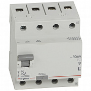 Legrand RX3 УЗО 4P 30мА 40А (AC)