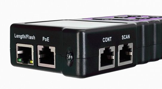Тестер кабельный многофункциональный NetGeeks NP40 фиолет. Ermenrich 84549