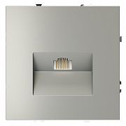 Розетка компьютерная встраиваемая VOLTUM S70 RJ45 кат.6, (сталь)