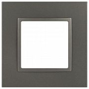 Рамка 1-м Elegance 14-5011-16 Classic для розеток и выключателей титан Эра Б0065823