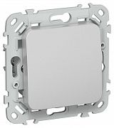 Выключатель проходной 1-кл. СП FLITE ВС61-1-0-ФлА 10А механизм алюм. IEK FI-V12-0-10-1-K47