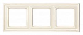 Рамка 3-ая Слоновая кость EcoProfi DECO JUNG EPD483