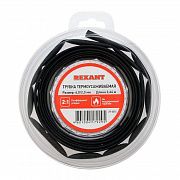 Трубка термоусадочная ТУТ нг 4.0/2.0 черн. ролик 2.44м Rexant 29-0016
