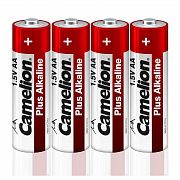 Элемент питания алкалиновый AA/LR6 1.5В Plus Alkaline LR6-SP4 (уп.4шт) Camelion 12554