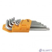 Набор ключей TORX (T10-T50) 9шт ТМК 19035 Е-23-8