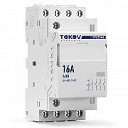 Контактор модульный 36мм 16А 230В АС 4НО PRIZMA TOKOV ELECTRIC TKE-PZ-MC-2-16-230-40