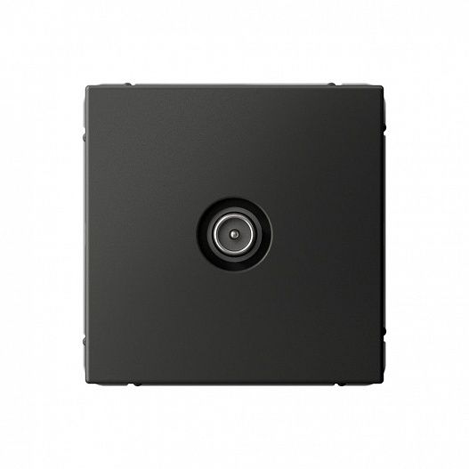 Systeme Electric ArtGallery Базальт TV Розетка проходная 4DB, механизм