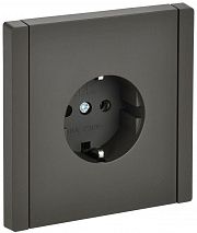 Розетка СП FORTE&PIANO FP316 16А с заземл. без защ. шторок винт. крепл. сер. IEK FP-R11-16-K03