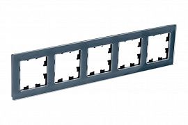 Systeme Electric AtlasDesign Nature Натуральное стекло Грифель Рамка 5-ая