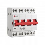 Переключатель трехпозиционный ТПС-63 4P 63А PROxima EKF TPS463