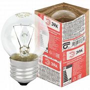 Лампа накаливания ДШ 60-230-Е27 60Вт шар (P45) 230В Е27 ЭРА Б0039135