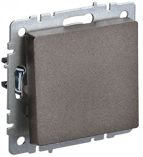 Выключатель 1-кл.  BRITE  10А самовозвратн. бронза IEK BR-V14-0-10-K45