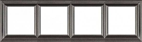 Рамка 4-ая Антрацит EcoProfi DECO JUNG EPD484AN