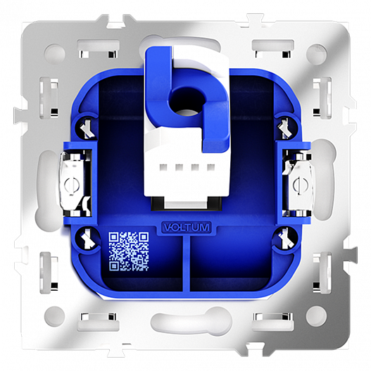 Розетка компьютерная встраиваемая VOLTUM S70 RJ45 кат.6, (кашемир)