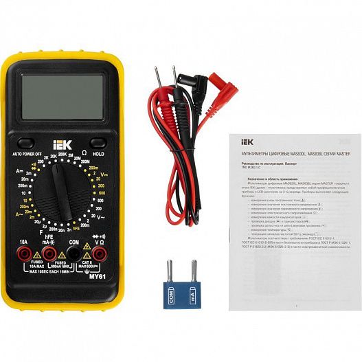 Мультиметр цифровой Professional MY61 IEK TMD-5S-061