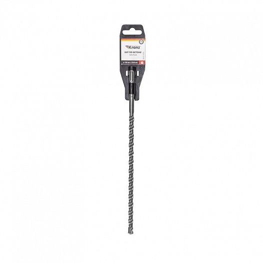 Бур по бетону 10х300мм SDS PLUS Kranz KR-91-0026
