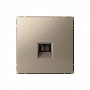 Systeme Electric ArtGallery Шампань Розетка компьютерная RJ45, кат. 6A, механизм
