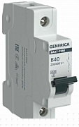Выключатель автоматический модульный 1п B 40А 4.5кА ВА47-29М GENERICA MVA21-1-040-B-G