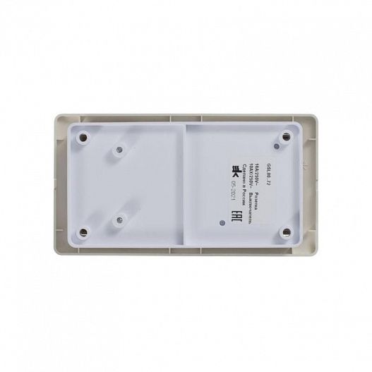 Блок комбинированный Glossa (розетка + 2-кл. выкл.) беж. SE GSL000272