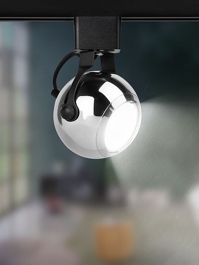 Светильник трековый TR35-GU10 80х130 8746 MR16 GU10 1ф CH хром Эра Б0053298