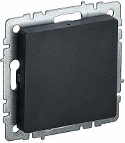 Заглушка c суппортом BRITE   черн. IEK BR-PL10-K02