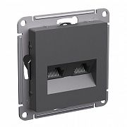 Systeme Electric AtlasDesign Базальт Розетка двойная компьютерная RJ45+RJ45, кат.5Е, механизм ATN001485