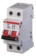 ABB SD202 Рубильник 2P 25A рычаг крас.