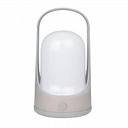 Фонарь светодиодный аккумуляторный кемпинговый Accu5-L60-gy 60SMDх0.5Вт 220/350/650лм 8000-9000К IP20 (Li-ion аккумулятор 3.7В 18650 3600мА.ч) диммер сер. JazzWay 5058323