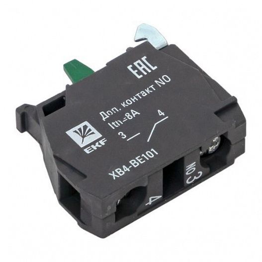 Контакт дополнительный NO зел. PROxima EKF XB4-BE101