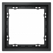Рамка пластиковая VOLTUM S70 на 1 пост, (графит)