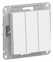 Systeme Electric AtlasDesign Лотос Выключатель 3-клавишный, сх.1+1+1, 10АХ, механизм ATN001331