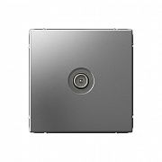 Systeme Electric ArtGallery Сталь TV Розетка проходная 4DB, механизм