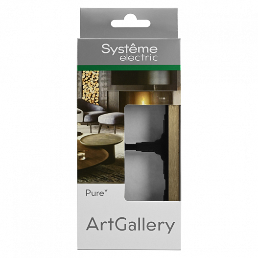 Рамка 2-м ArtGallery Pure метал. латунь SE GAL312202