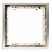Рамка металлическая на 1 пост, S70 Metal (никель)