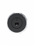Розетка компьютерная СП OSEN RJ45 кат.6 механизм черн. бархат LEZARD 743-4288-140