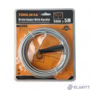 Дренажный шнек с ручкой 5mmX5m TMK19704