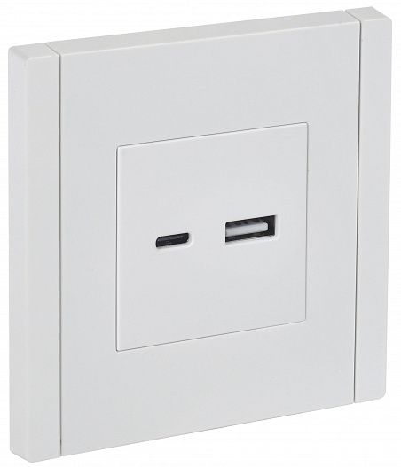 IEK FORTE&PIANO Белый Розетка USB A+C 3,1А FP250