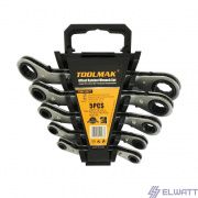 Набор из 5 гаечных ключей с храповым механизмом 6*8mm,10*12mm,11*13mmш,1т4*17mm,91892*,281mm TM1 K11795,477