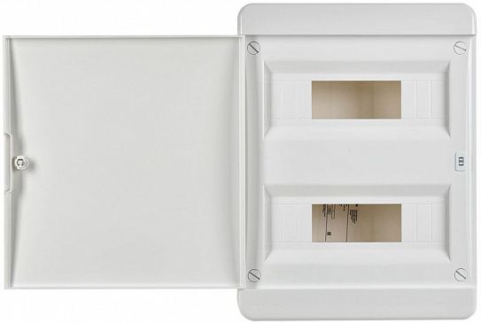 Корпус ЩРН-П-24 TEKFOR IP41 бел. дверь пластик. IEK TF5-KP13-N-24-41-K01-K01