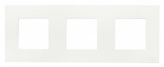 Рамка 3-м Zenit базовая с суппортом бел. ABB 2CLA227310N1101