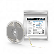 Gauss Лента LED Elementary 2835/120-SMD 9.6W 12V DC холодный белый IP20 (ZIP bag 5m)