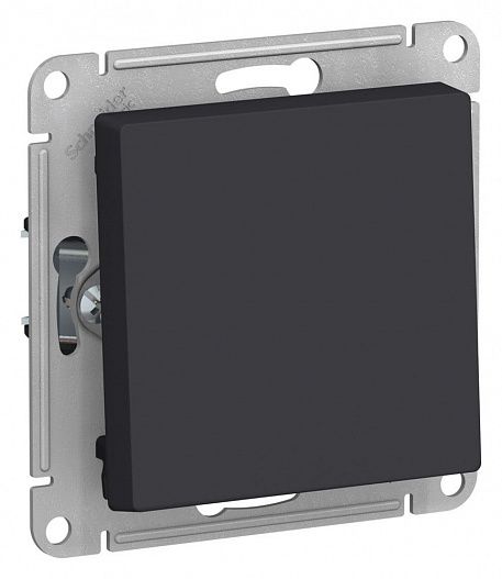Systeme Electric AtlasDesign Карбон Выключатель 1-клавишный 2-полюсный, 10А, механизм