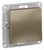 Systeme Electric AtlasDesign Шампань Выключатель 1-клавишный 2-полюсный, 10А, механизм